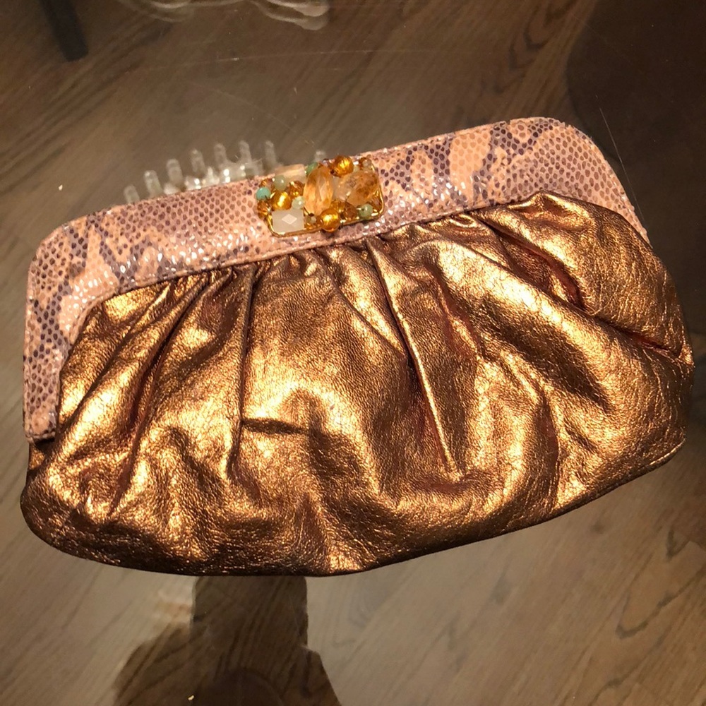 Copper Color Clutch